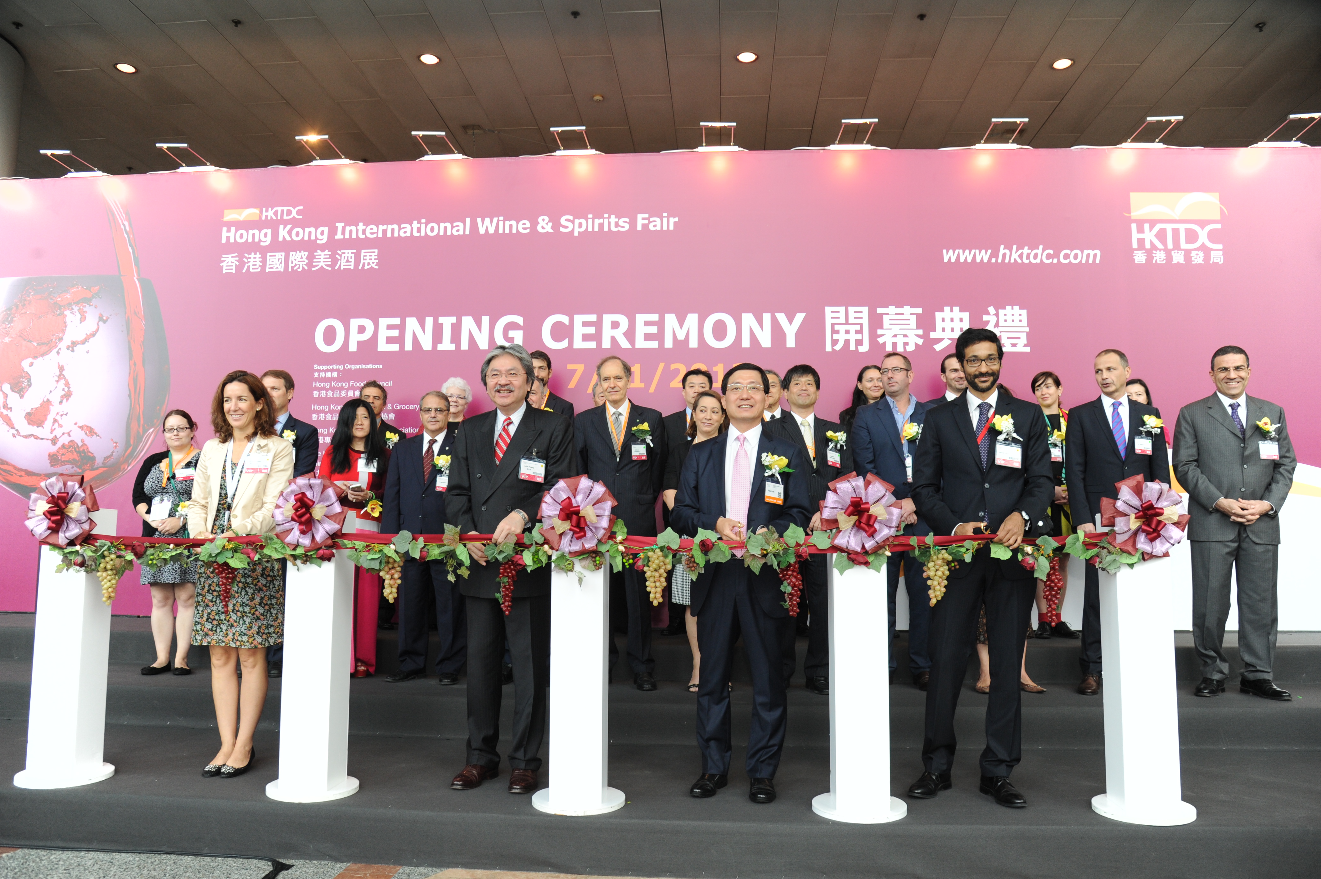 Sixth Hong Kong International Wine & Spirits Fair Opens HKTDC Media Room